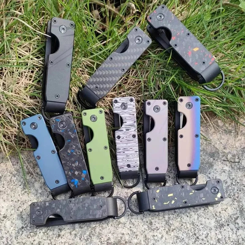 Key Organizer Compact Holder Metal Key Chain Minimalist Key Case Holder for Keychain Secures 1-5 Keys